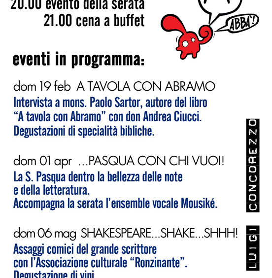aperitivo oratorio