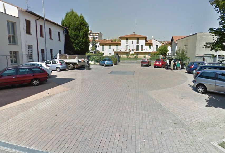 Il parcheggio di via Sauro